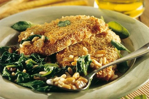 Cotolette di cannellini e spinaci