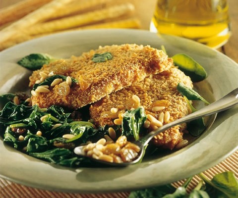 Cotolette di cannellini e spinaci